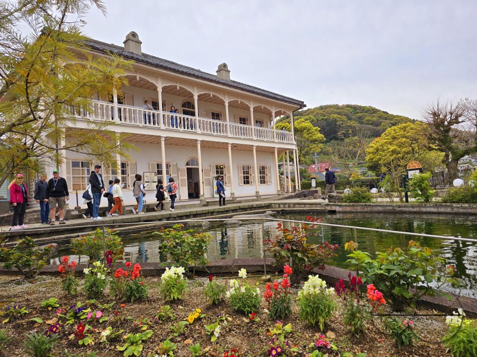An exquisite garden, Glover Garden, at Minamiyamatemachi, Nagasaki