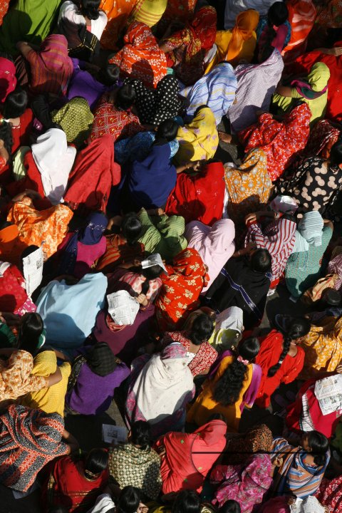 Garment Workers Protest
