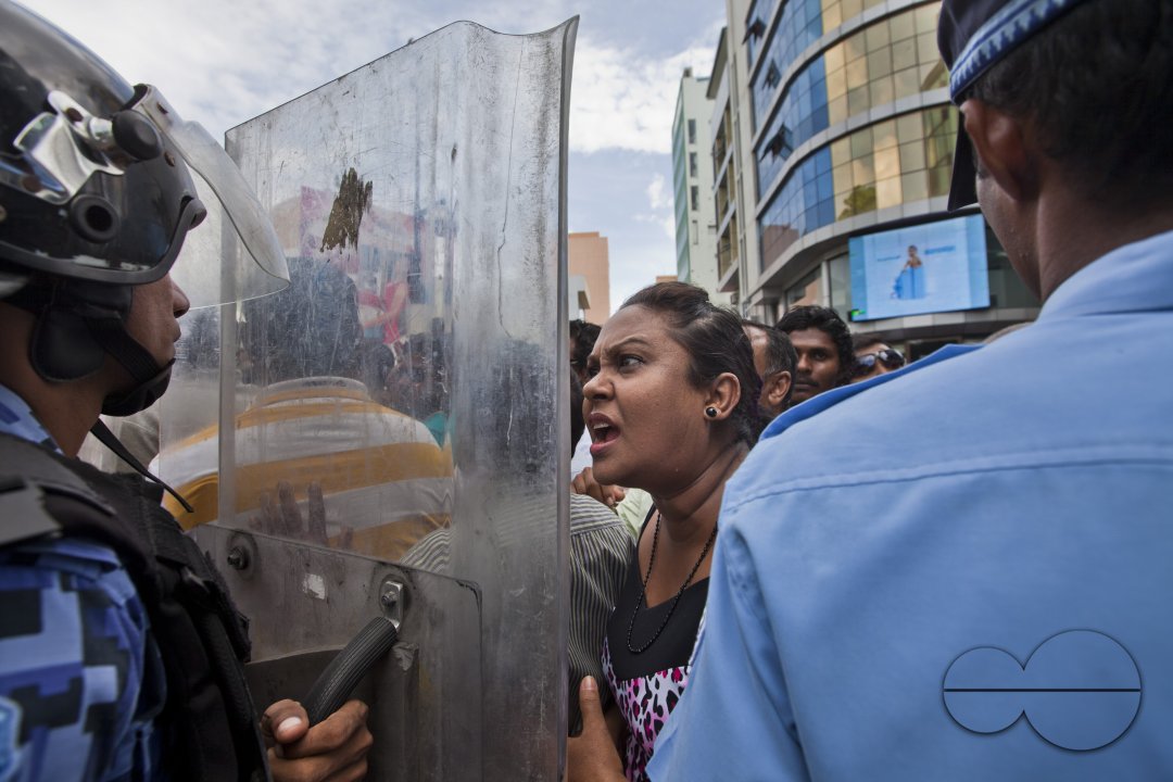 Male political protests