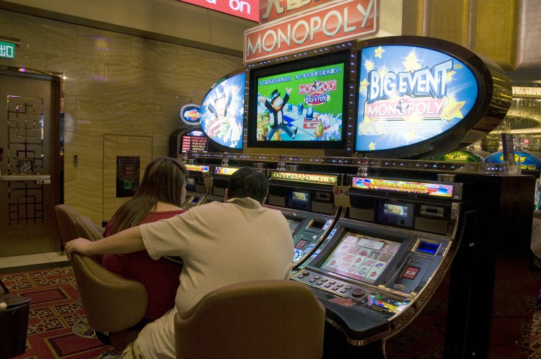 CHINA Chinese tourists gambling in a casino in Macau.