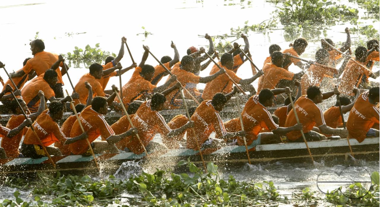 34th annual boat race on the Buriganga