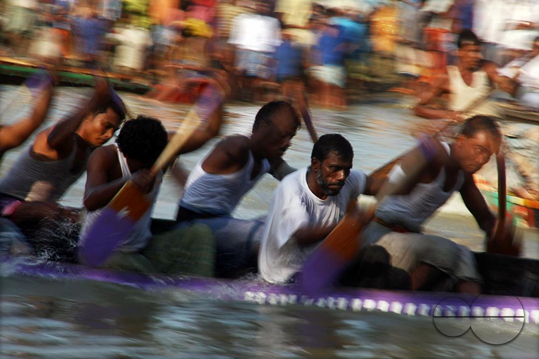 Boat race on Bagkhali