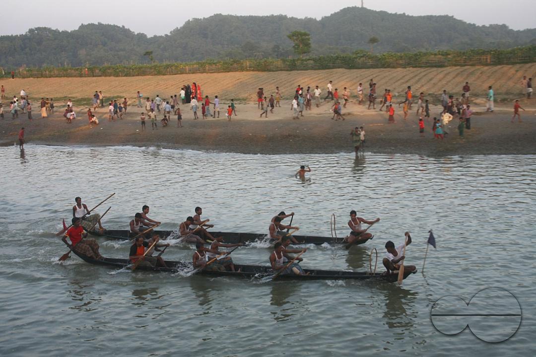 Boat race on Bagkhali