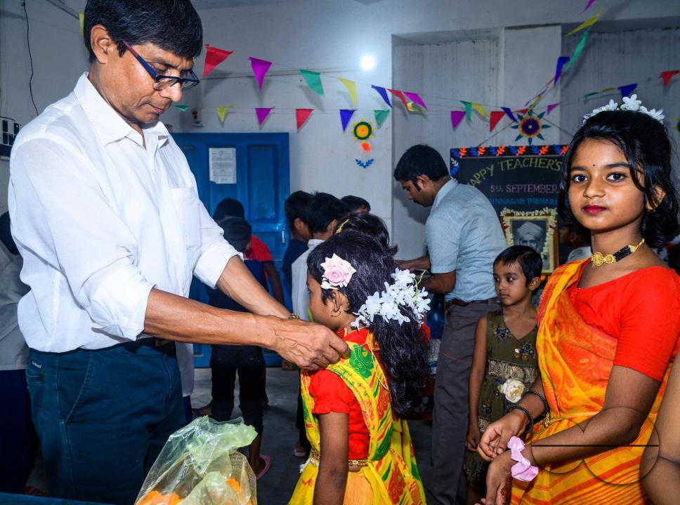 Nabin Nagar Primary School is a remote rural school situated in Nabin Nagar, along the barbed wire border of India and Bangladesh
