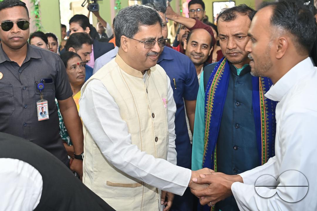 Tripura chief minister Manik Saha, attends Christmas Mass at Mariam Nagar Church in Agartala