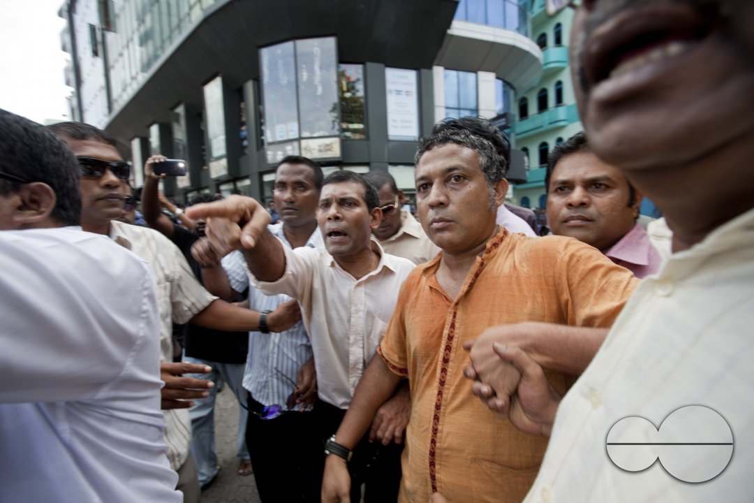 Male political protests