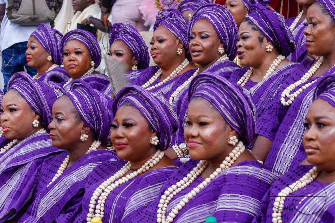 Ijebu Indigenes attend and perform during the colorful Ojude Oba festival in Ijebu