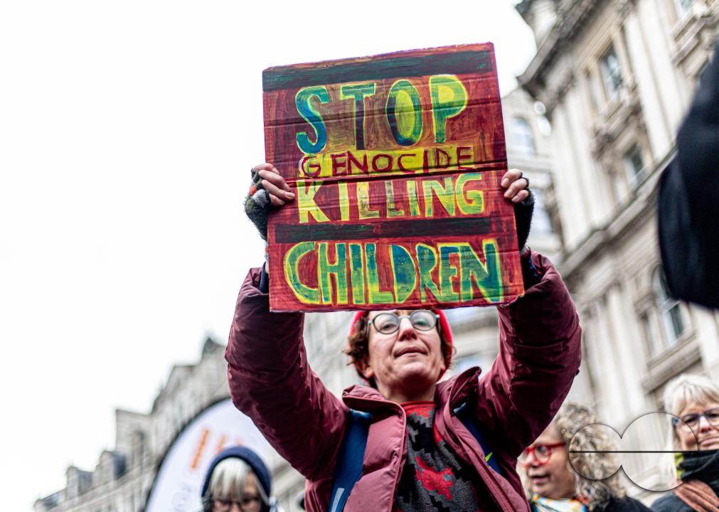 A global day of protests drew thousands of people including Children, who made their way through central London for a pro-Palestinian march, part of a global day of action against the longest and deadliest war between Israel and Palestinians in 75 years