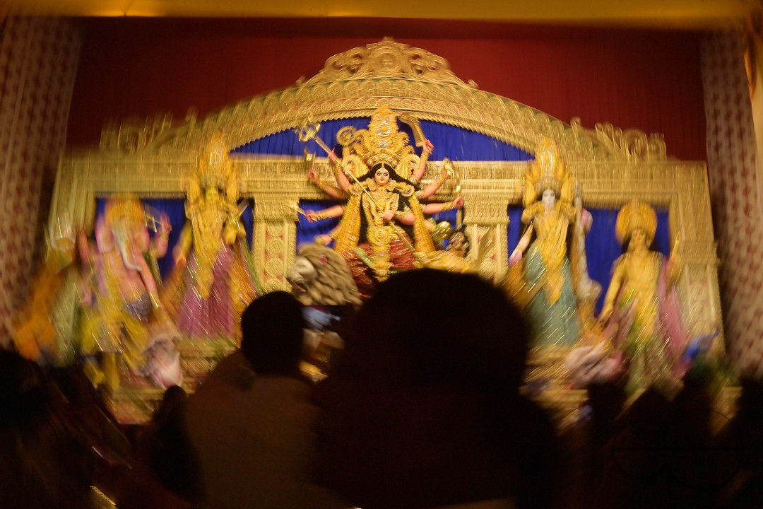ASHTAMI NIGHT DURING DURGA PUJA AT AGARTALA
