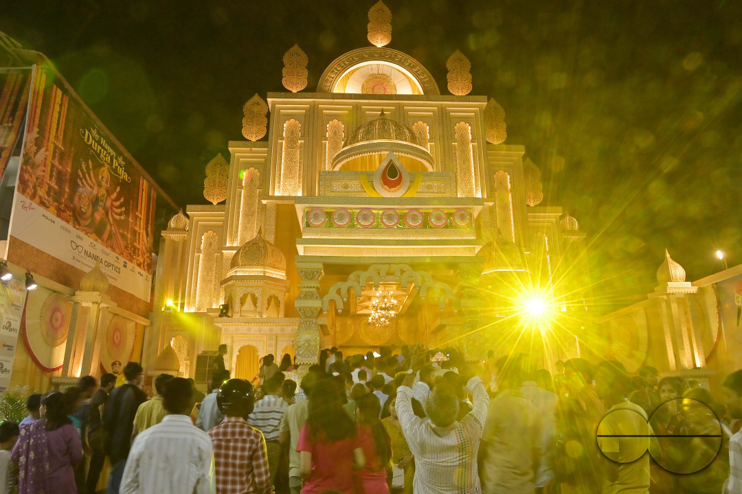 ASHTAMI NIGHT DURING DURGA PUJA AT AGARTALA