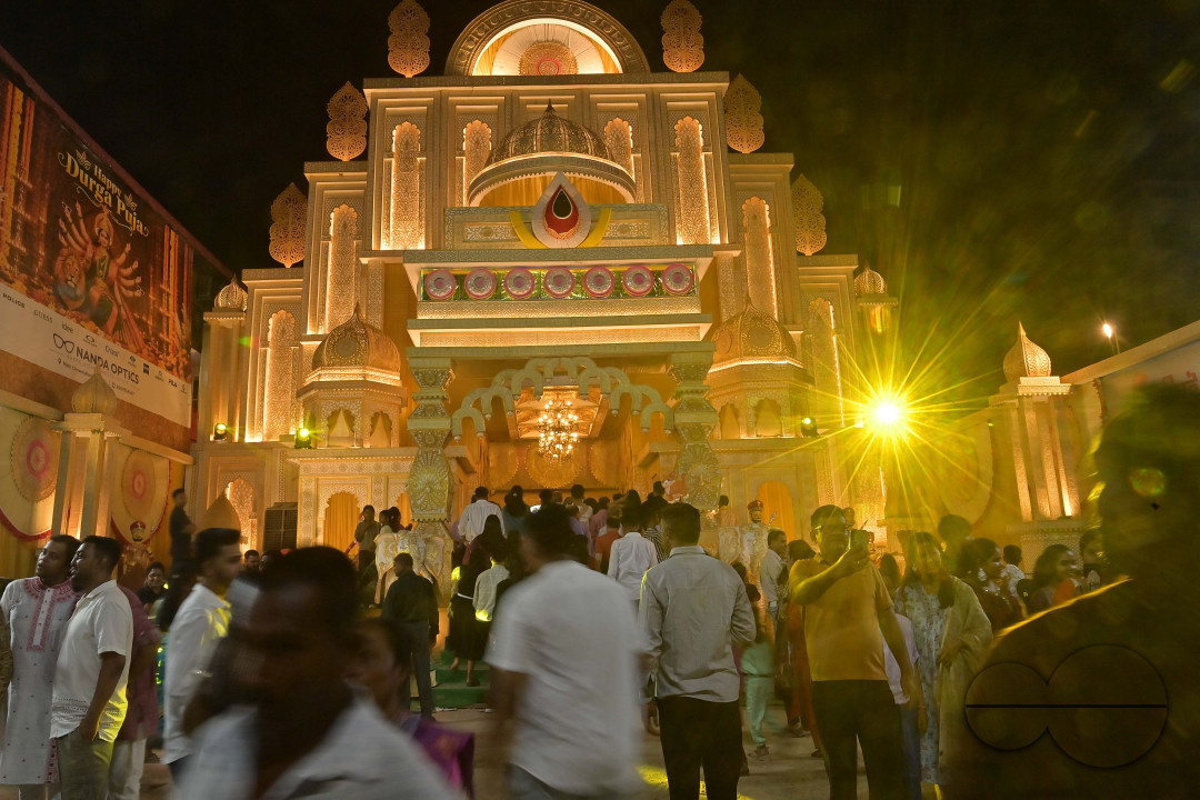 ASHTAMI NIGHT DURING DURGA PUJA AT AGARTALA