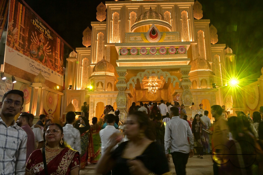 ASHTAMI NIGHT DURING DURGA PUJA AT AGARTALA