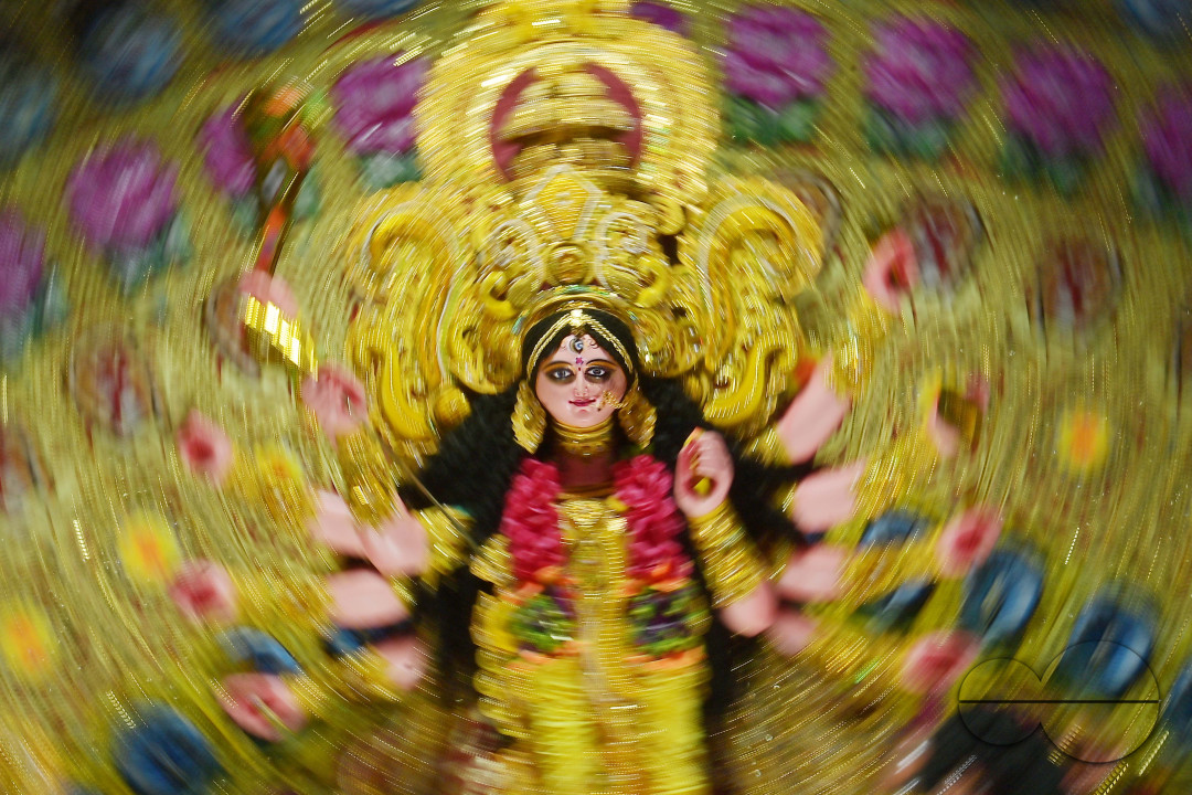 ASHTAMI NIGHT DURING DURGA PUJA AT AGARTALA