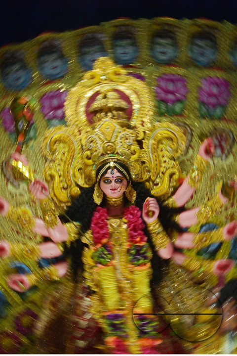 ASHTAMI NIGHT DURING DURGA PUJA AT AGARTALA
