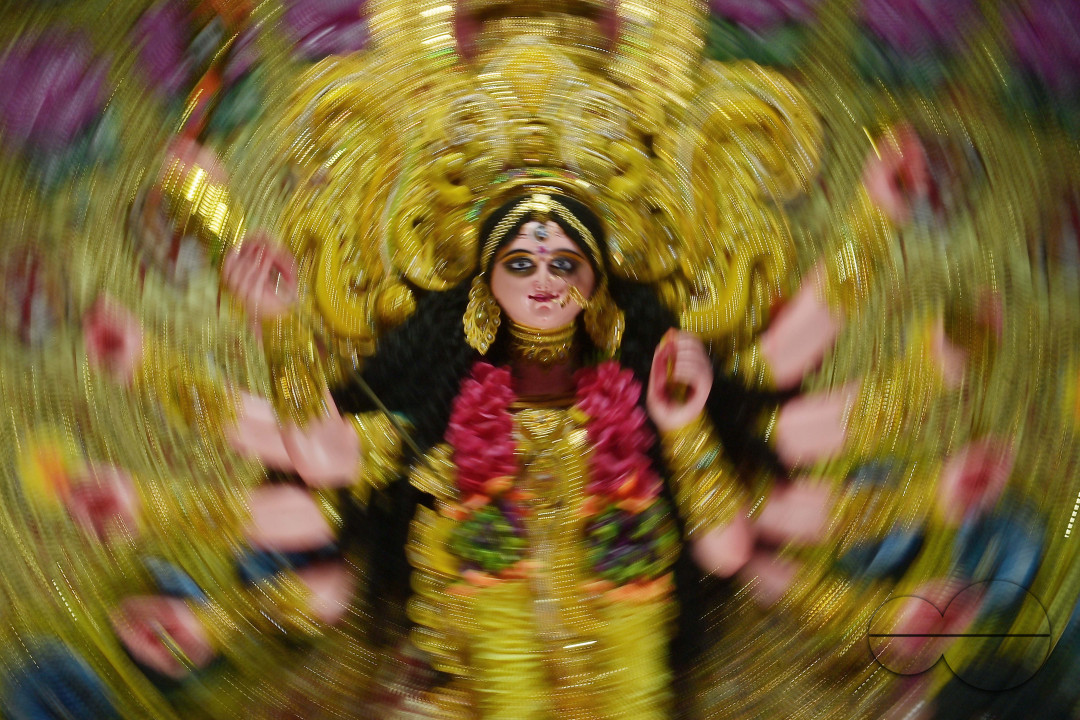 ASHTAMI NIGHT DURING DURGA PUJA AT AGARTALA