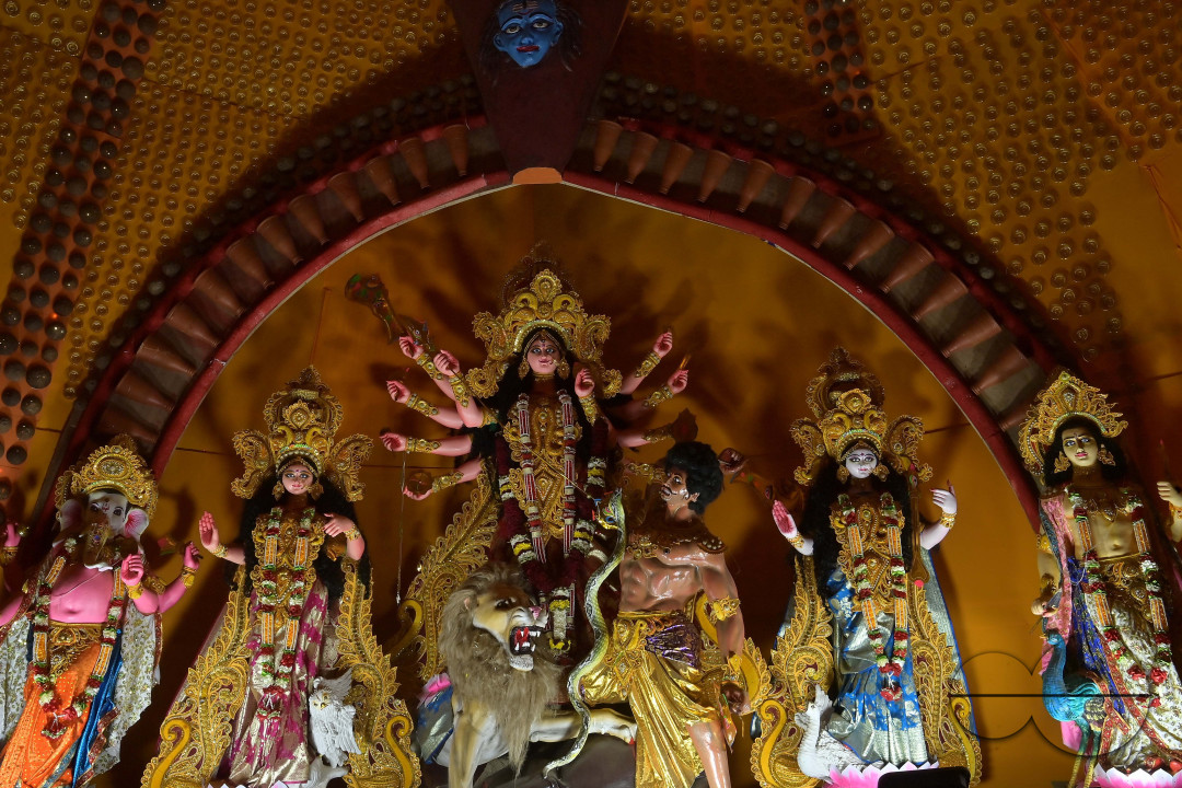 ASHTAMI NIGHT DURING DURGA PUJA AT AGARTALA