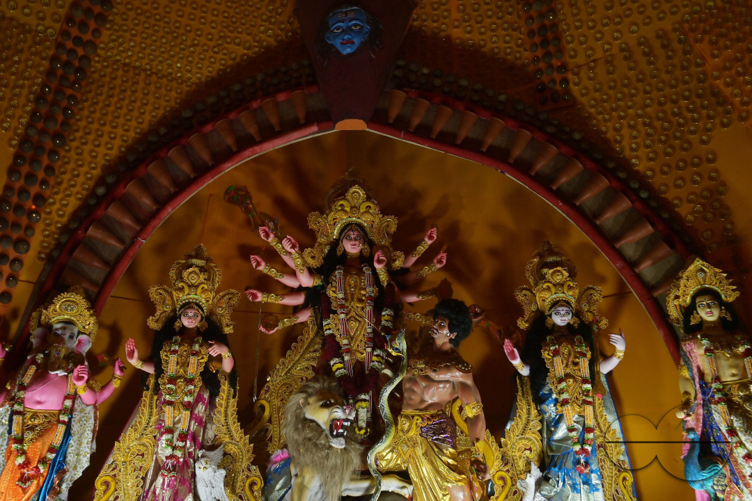 ASHTAMI NIGHT DURING DURGA PUJA AT AGARTALA