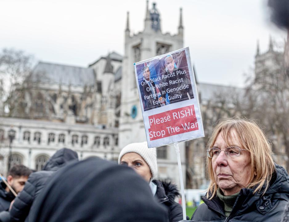 A global day of protests drew thousands of people including Children, who made their way through central London for a pro-Palestinian march, part of a global day of action against the longest and deadliest war between Israel and Palestinians in 75 years