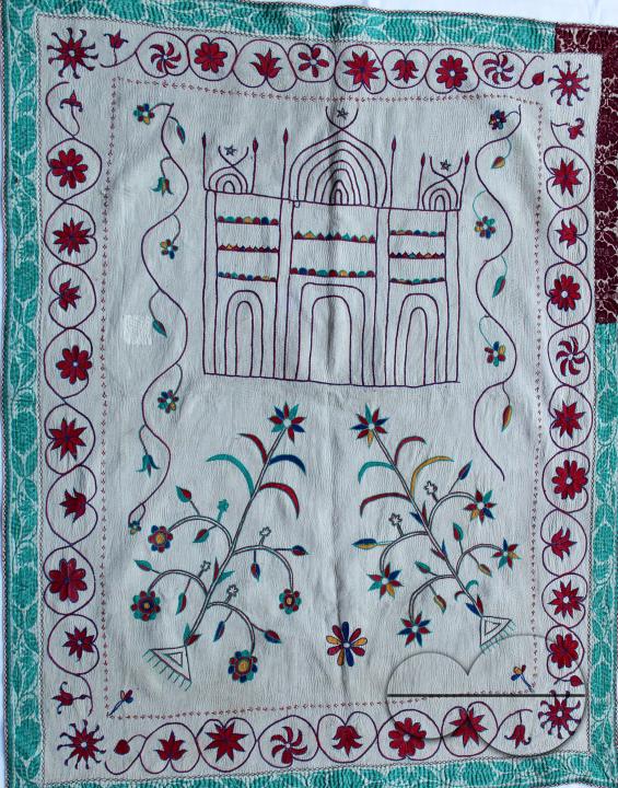 Nakshi kantha, a type of embroidered quilt, is a centuries-old Bengali art tradition of the Bengal region, notable in Bangladesh and Indian states of West Bengal, Tripura and part of Assam