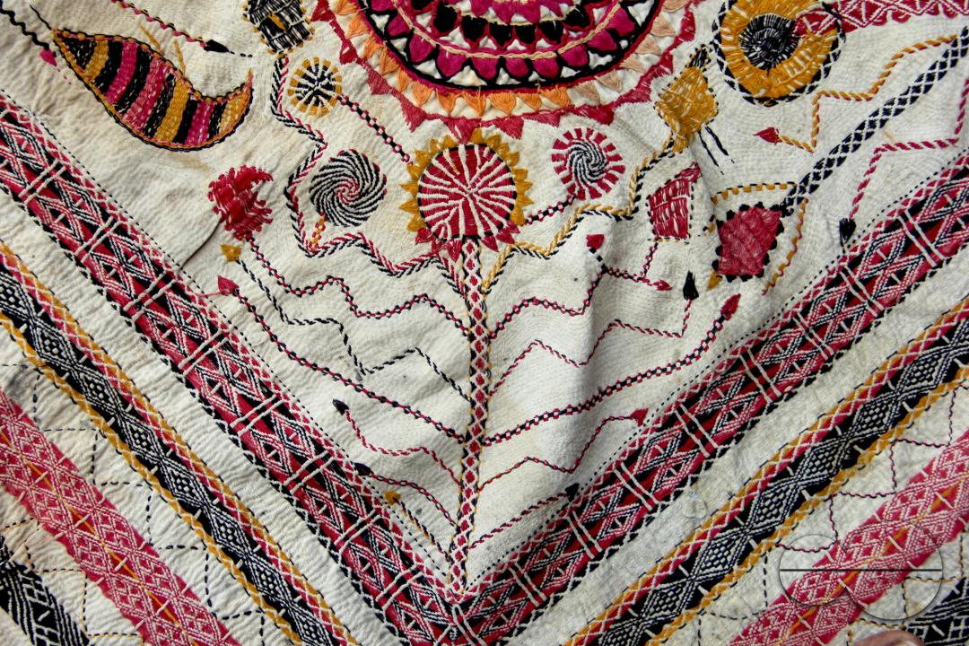 Nakshi kantha, a type of embroidered quilt, is a centuries-old Bengali art tradition of the Bengal region, notable in Bangladesh and Indian states of West Bengal, Tripura and part of Assam