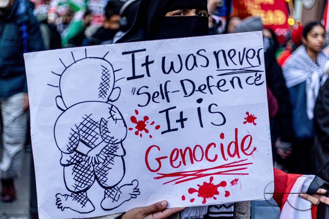 A global day of protests drew thousands of people including Children, who made their way through central London for a pro-Palestinian march, part of a global day of action against the longest and deadliest war between Israel and Palestinians in 75 years
