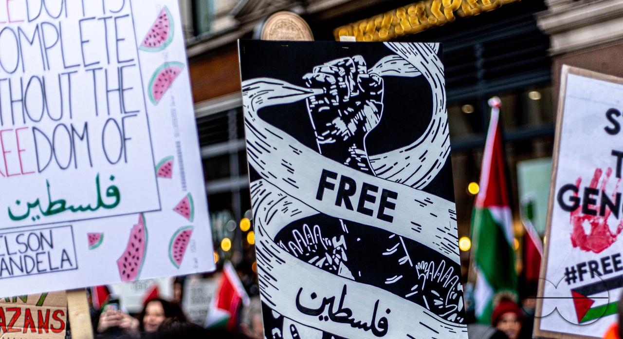 A global day of protests drew thousands of people including Children, who made their way through central London for a pro-Palestinian march, part of a global day of action against the longest and deadliest war between Israel and Palestinians in 75 years