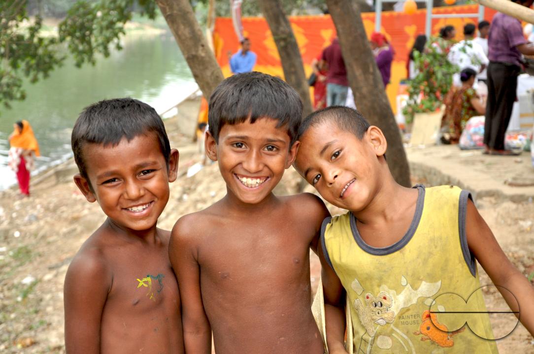 Portrait of little boys during the New year celebrations