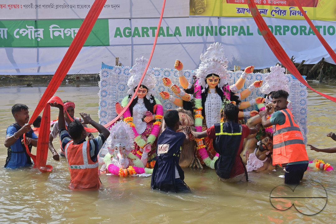 IMMERSION OF IDOL OF GODDESS DURGA