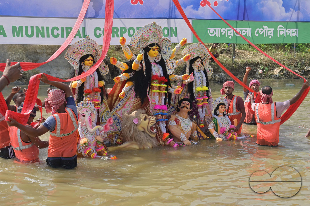 IMMERSION OF IDOL OF GODDESS DURGA