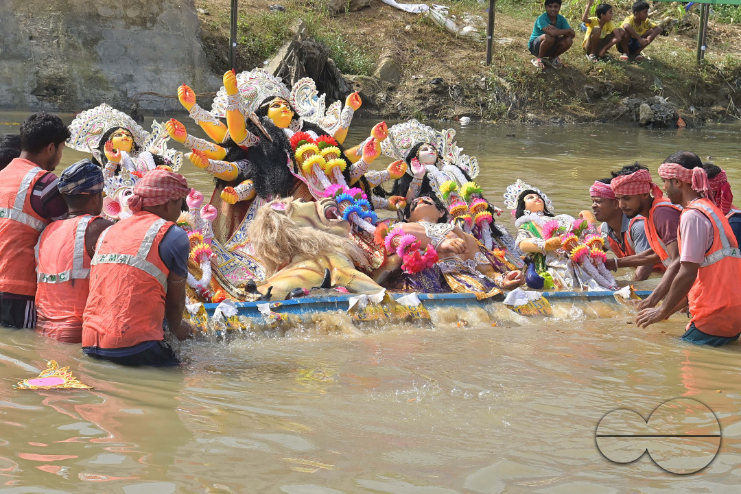 IMMERSION OF IDOL OF GODDESS DURGA