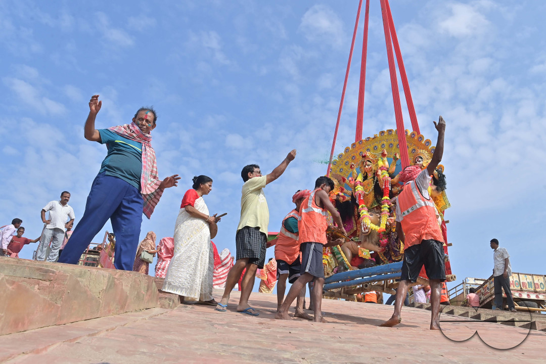 IMMERSION OF IDOL OF GODDESS DURGA