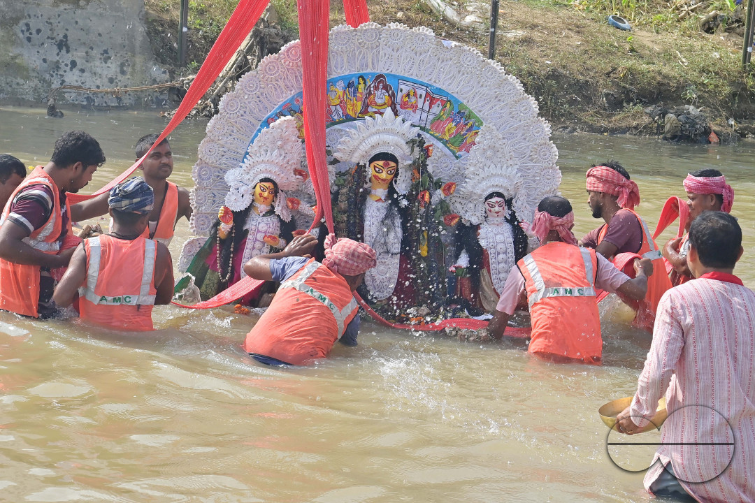 IMMERSION OF IDOL OF GODDESS DURGA