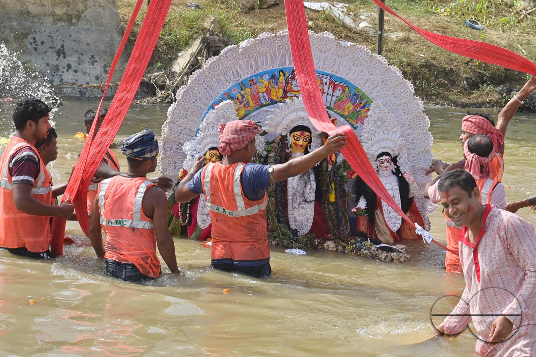 IMMERSION OF IDOL OF GODDESS DURGA