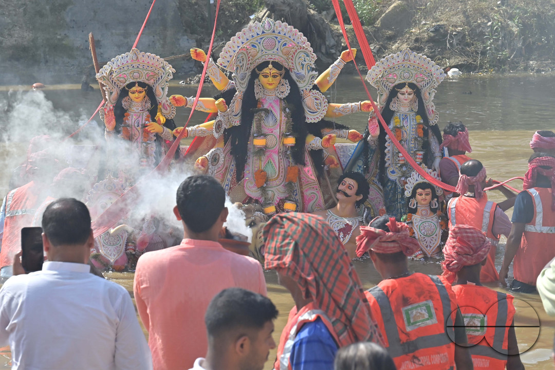 IMMERSION OF IDOL OF GODDESS DURGA