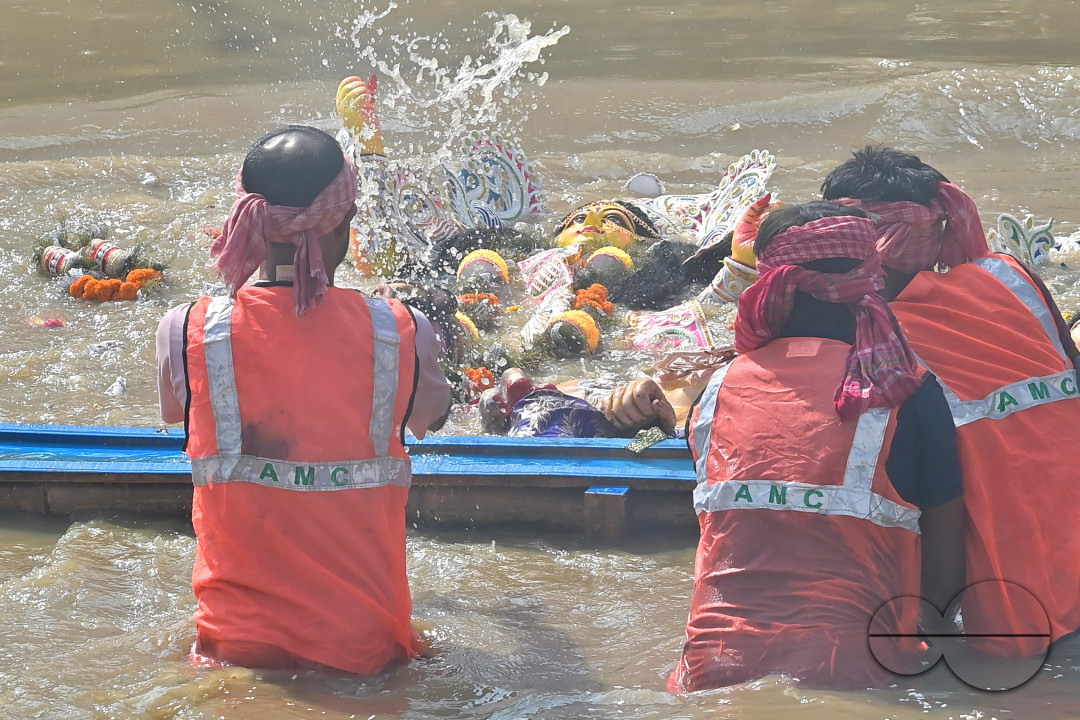 IMMERSION OF IDOL OF GODDESS DURGA
