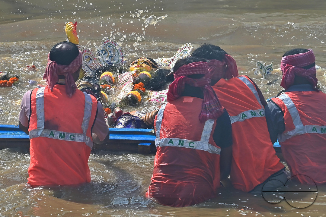 IMMERSION OF IDOL OF GODDESS DURGA