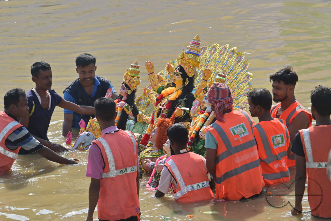 IMMERSION OF IDOL OF GODDESS DURGA