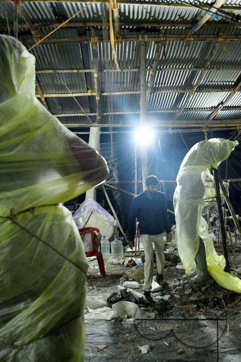 Sculptures at a Sculpture Workshop (for Varanasi) organised by Ministry of Railway (Govt of India) and the Ministry of Culture (Govt of India) in Nazrul Kala Kshetra at Agartala