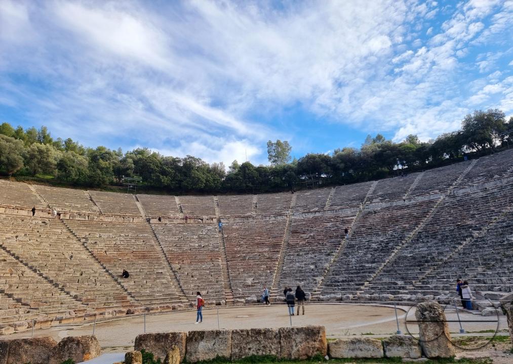 The Odeon of Herodes Atticus is a stone Roman theatre structure located on the southwest slope of the Acropolis of Athens