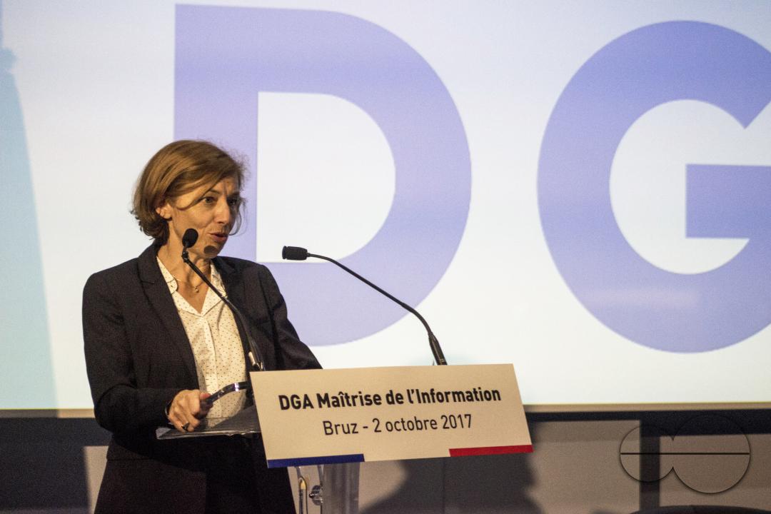 Florence Parly, Minister of Armed Forces, visited the Directorate General of Armaments - Information Management (DGA - MI), the French Government Defense procurement and technology agency responsible for the program management, development and purchase o