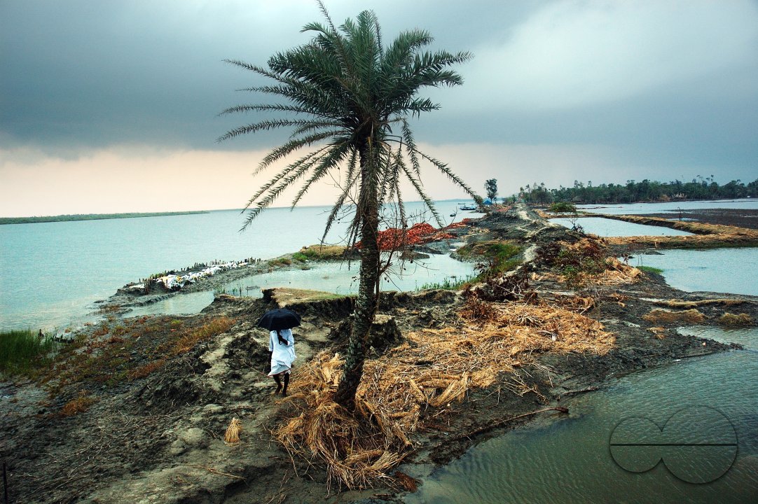 Cyclone Aila devastation at Sundarban-India