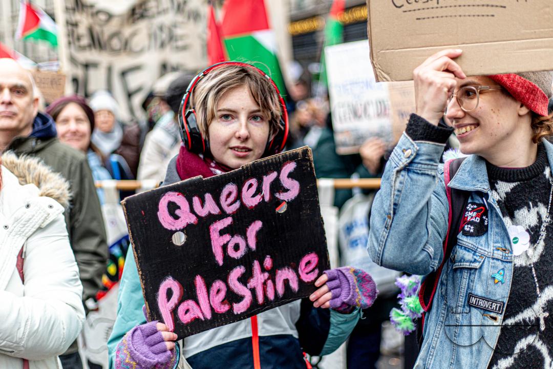 A global day of protests drew thousands of people including Children, who made their way through central London for a pro-Palestinian march, part of a global day of action against the longest and deadliest war between Israel and Palestinians in 75 years
