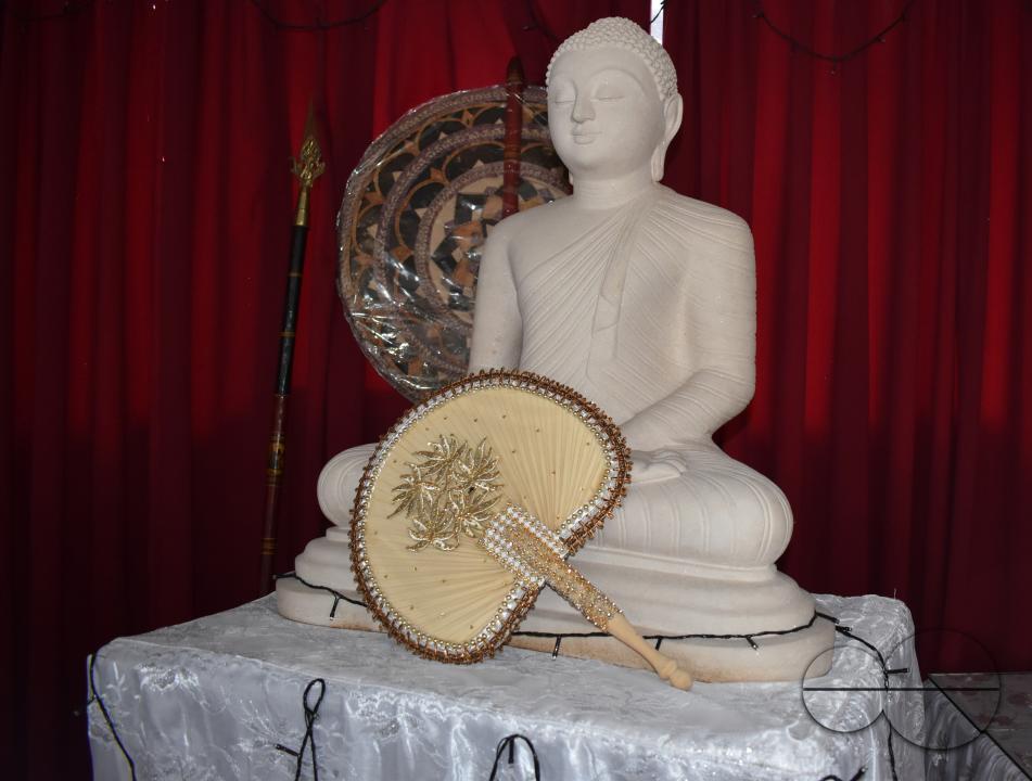 A statue of Lord Buddha at a temple in Colombo, Sri Lanka
