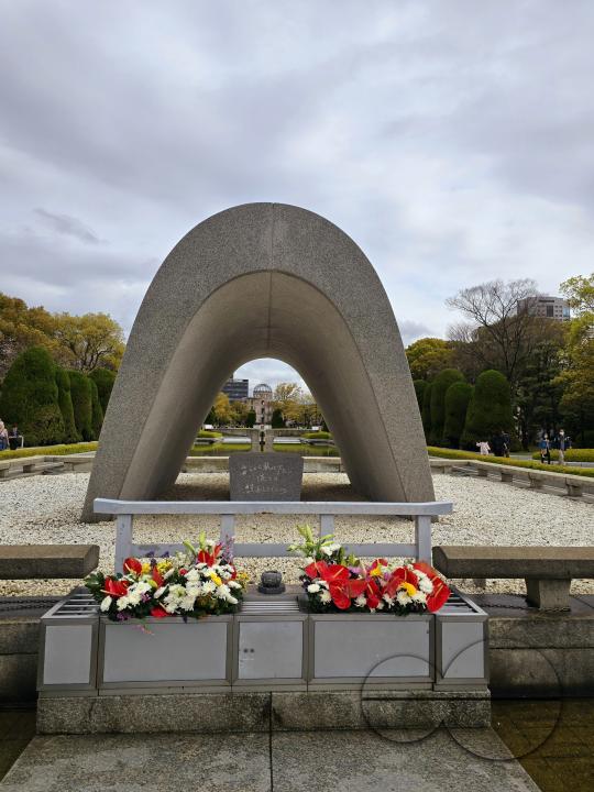 Childrenâs Peace Monument in Hiroshima, also known as the "Atomic Bomb Children Statue", is a monument for peace to commemorate Sadako Sasaki and the thousands of child victims of the atomic bombing of Hiroshima