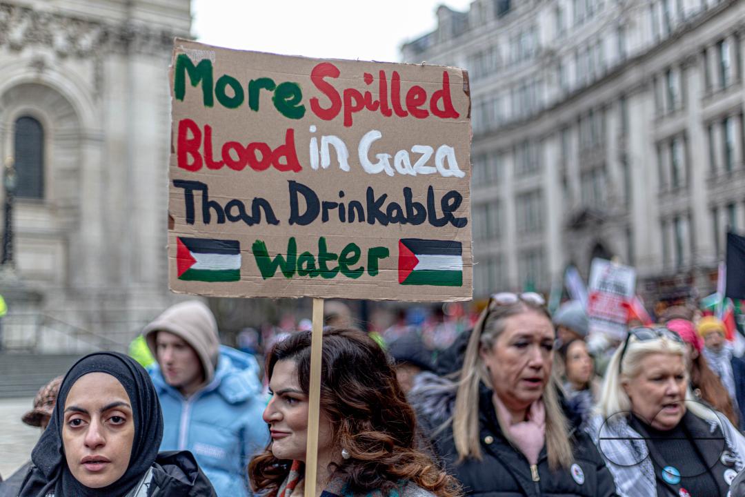 A global day of protests drew thousands of people including Children, who made their way through central London for a pro-Palestinian march, part of a global day of action against the longest and deadliest war between Israel and Palestinians in 75 years