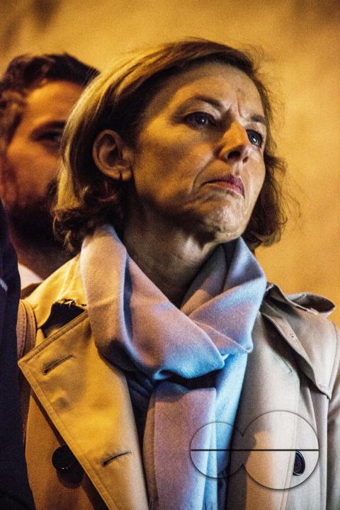 Florence Parly, Minister of Armed Forces, at the Directorate General of Armaments - Information Management (DGA - MI), the French Government Defense procurement and technology agency responsible for the program management, development and purchase of wea
