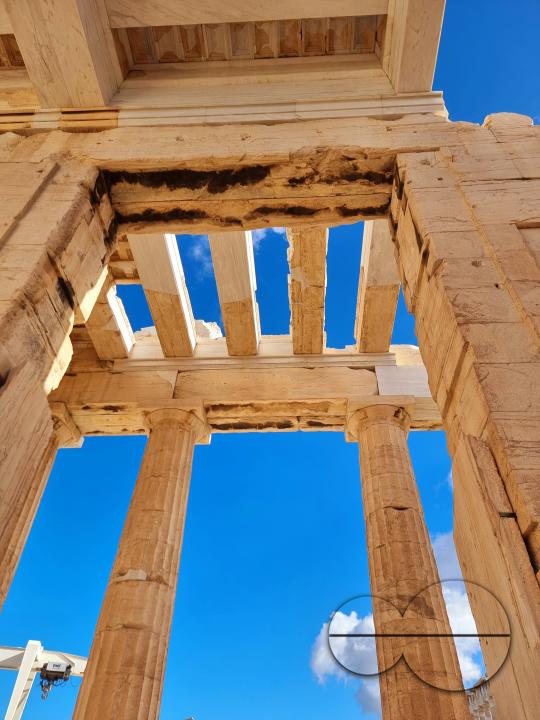 View of the Acropolis in Athens