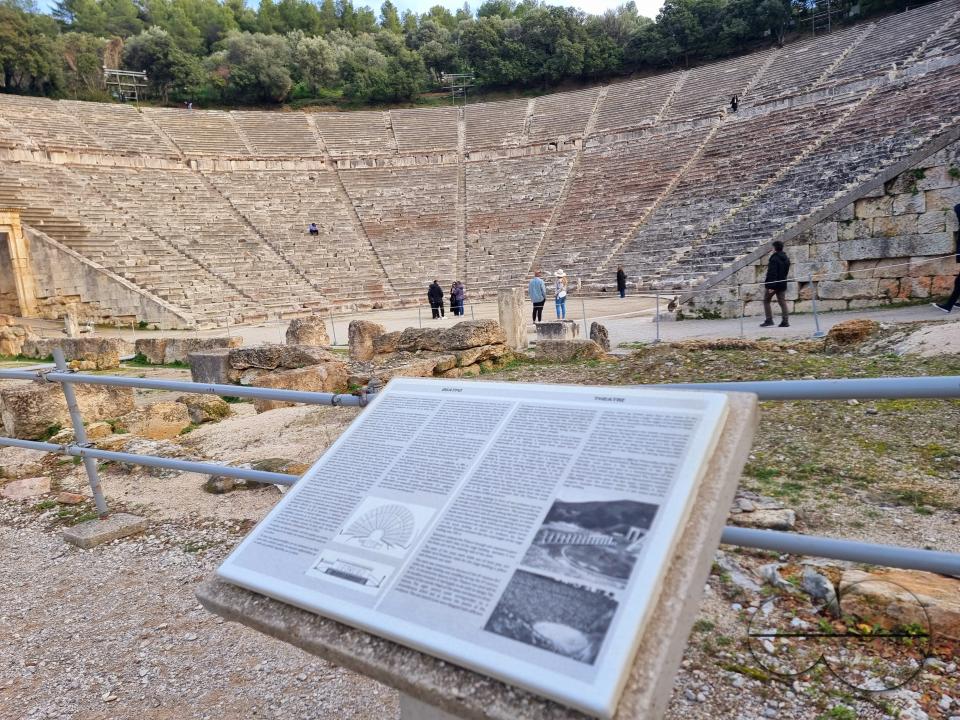 The Odeon of Herodes Atticus is a stone Roman theatre structure located on the southwest slope of the Acropolis of Athens