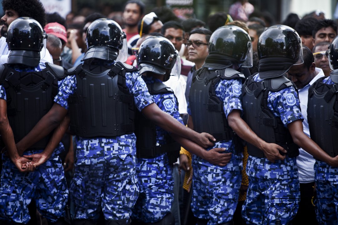 Male political protests