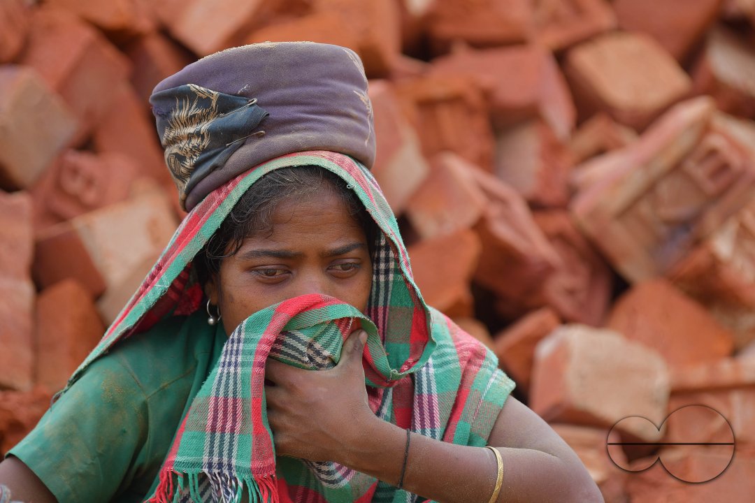 Brick field during a government-imposed nationwide lockdown